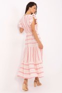 Sukienka Model TW-SK-BI-28760.97 White/Pink - Och Bella