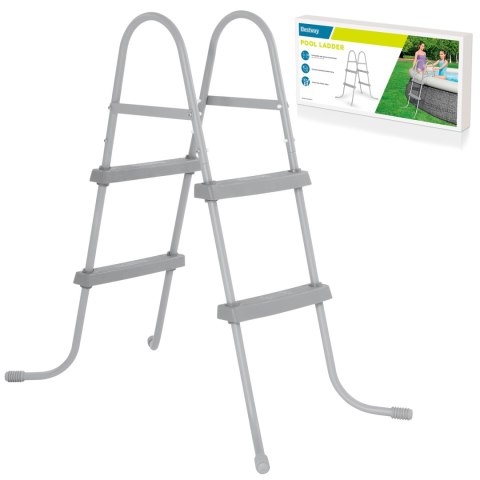 Drabinka metalowa do basenów 84 cm Bestway 58430 Bestway Drabinka metalowa do basenów 84 cm Bestway 58430 Bestway