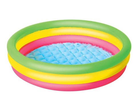 Kolorowy basen dmuchany 102 x 25 cm Bestway 51104 Bestway Kolorowy basen dmuchany 102 x 25 cm Bestway 51104 Bestway