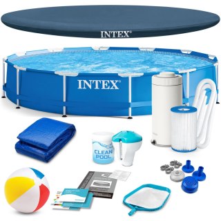 Basen ogrodowy stelażowy 366 x 76 cm 16w1 INTEX 28212 INTEX