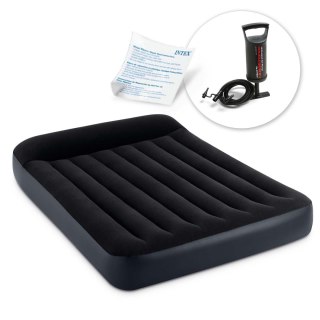 Materac dmuchany 191x137x25 cm z pompką tłokową INTEX 64142 INTEX