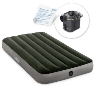 Materac dmuchany 191x99x25 cm z pompką elektryczną INTEX 64777 INTEX