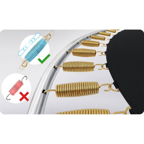 Trampolina ogrodowa 10ft/312cm z siatką zewnętrzną i drabinką Neo-Sport