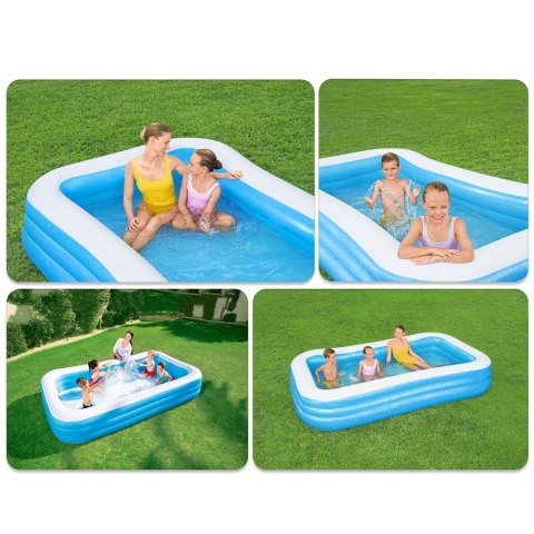 Basen dmuchany rodzinny 305 x 183 x 56 cm 3w1 Bestway 54009 Bestway