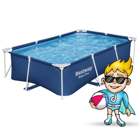 Basen ogrodowy stelażowy 259 x 170 x 61 cm Bestway 56403N Bestway