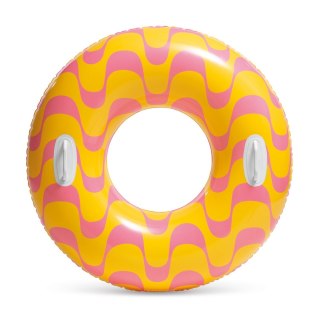 Koło do pływania pomarańczowe w zygzaki 91 cm Intex INTEX