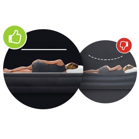 Materac dmuchany 203x152x30 cm dwuosobowy Bestway 67682 Bestway