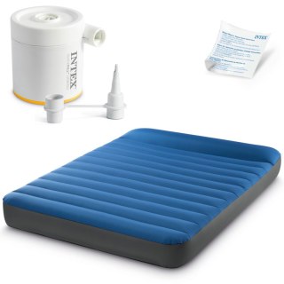 Materac dmuchany 191x137x22 cm z pompką elektryczną INTEX 64012 INTEX