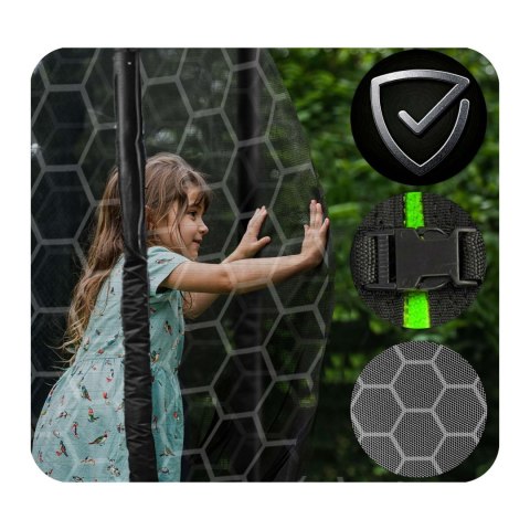 Trampolina ogrodowa 10ft/312cm z siatką wewnętrzną i drabinką Neo-Sport Neo-Sport