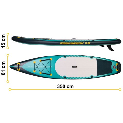 Deska SUP Reefbreak 350 x 81 x 15 cm Neo-Sport 170303 Neo-Sport