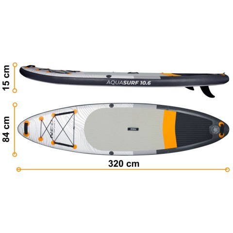 Deska Sup Aquasurf 320 x 84 x 15 cm Neo-Sport 170201 Neo-Sport
