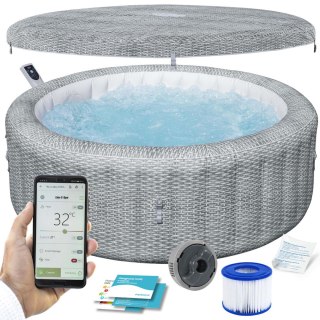 Dmuchane SPA Lay-Z Bali Grey 6 osobowe Bestway 6001N Bestway