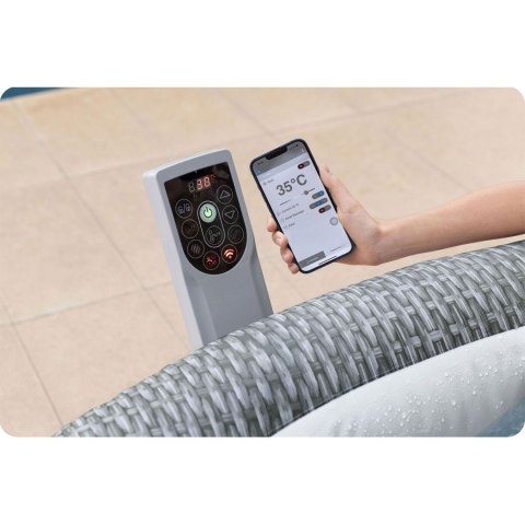 Dmuchane SPA Lay-Z Bali Grey 6 osobowe Bestway 6001N Bestway Dmuchane SPA Lay-Z Bali Grey 6 osobowe Bestway 6001N Bestway