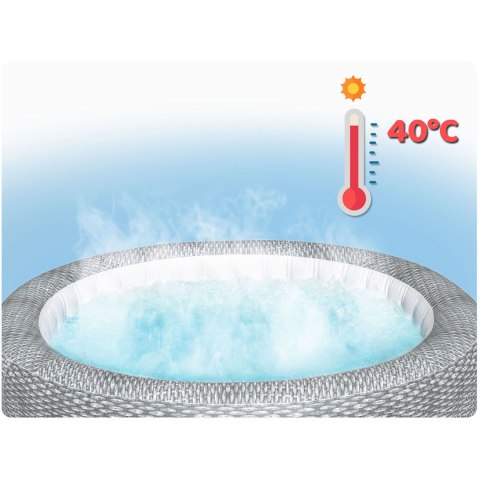 Dmuchane SPA Lay-Z Bali Grey 6 osobowe Bestway 6001N Bestway Dmuchane SPA Lay-Z Bali Grey 6 osobowe Bestway 6001N Bestway