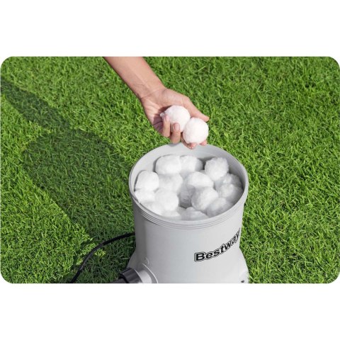 Pompa filtrująca do basenu 5678 l/h + kulki filtrujące Bestway 58870 Bestway