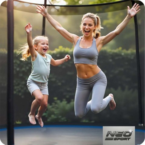 Trampolina ogrodowa 10ft/312cm z siatką zewnętrzną i drabinką Neo-Sport Neo-Sport