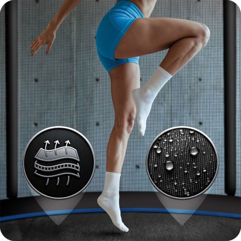 Trampolina ogrodowa 6ft/183cm z siatką zewnętrzną i drabinką Neo-Sport Neo-Sport
