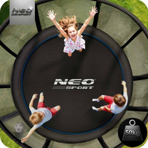 Trampolina ogrodowa 6ft/183cm z siatką zewnętrzną i drabinką Neo-Sport Neo-Sport
