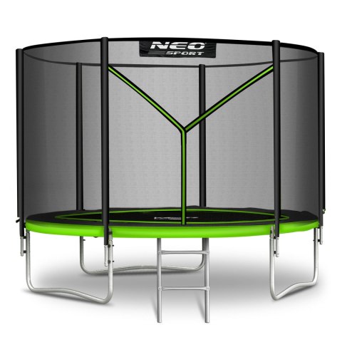 Trampolina ogrodowa 8ft/252cm z siatką zewnętrzną i drabinką Neo-Sport Neo-Sport