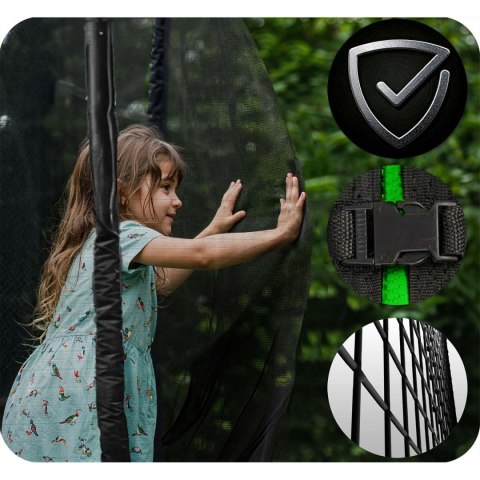 Trampolina ogrodowa 8ft/252cm z siatką zewnętrzną i drabinką Neo-Sport Neo-Sport