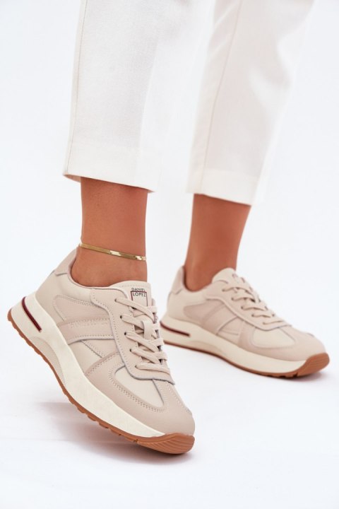 Buty Sportowe Model Daniel Lopez SS2D4043 Beige - Step in style Buty Sportowe Model Daniel Lopez SS2D4043 Beige - Step in style