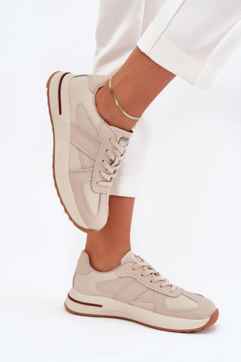 Buty Sportowe Model Daniel Lopez SS2D4043 Beige - Step in style Buty Sportowe Model Daniel Lopez SS2D4043 Beige - Step in style