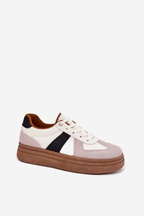 Buty Sportowe Model Dovina BL535P Beige - Step in style Buty Sportowe Model Dovina BL535P Beige - Step in style