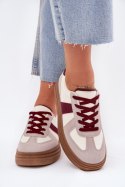 Buty Sportowe Model Dovina BL535P Bordo - Step in style