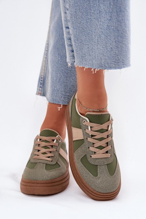 Buty Sportowe Model Dovina BL535P Green - Step in style Buty Sportowe Model Dovina BL535P Green - Step in style