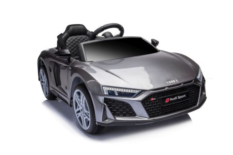 LEAN CARS Auto Na Akumulator Audi R8 Lift A300 Srebrne LEAN CARS Auto Na Akumulator Audi R8 Lift A300 Srebrne