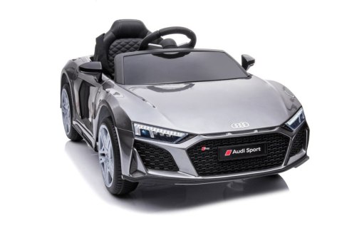 LEAN CARS Auto Na Akumulator Audi R8 Lift A300 Srebrne LEAN CARS Auto Na Akumulator Audi R8 Lift A300 Srebrne