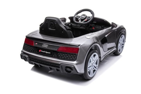 LEAN CARS Auto Na Akumulator Audi R8 Lift A300 Srebrne LEAN CARS Auto Na Akumulator Audi R8 Lift A300 Srebrne