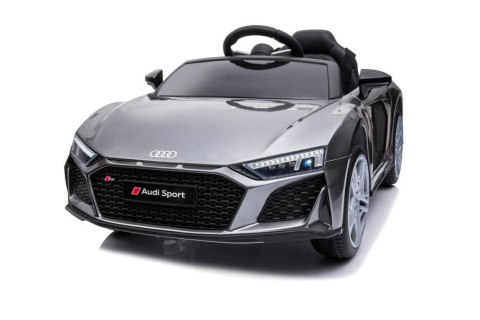 LEAN CARS Auto Na Akumulator Audi R8 Lift A300 Srebrne LEAN CARS Auto Na Akumulator Audi R8 Lift A300 Srebrne