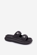 Sandał Klapki Model Falowena M372 Black - Step in style