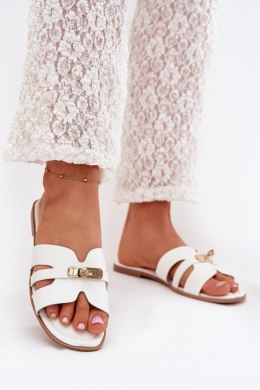 Sandał Klapki Model Kerenza 98-213 White - Step in style