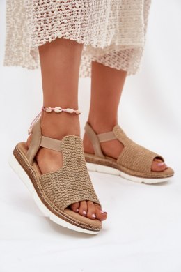 Sandały Model Jelana 25SD35-8828 Beige/Gold - Step in style