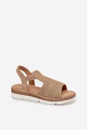 Sandały Model Jelana 25SD35-8828 Beige/Gold - Step in style