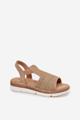Sandały Model Jelana 25SD35-8828 Beige/Gold - Step in style