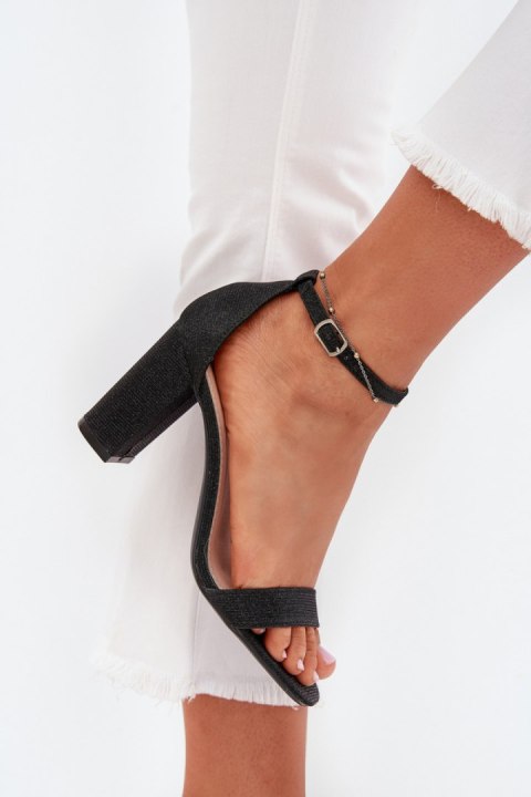 Sandały Model Kavina 1-215 Black - Step in style Sandały Model Kavina 1-215 Black - Step in style