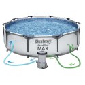 Basen ogrodowy stelażowy 366 x 76 cm 16w1 Bestway 56416 + maszynka do baniek GRATIS Bestway