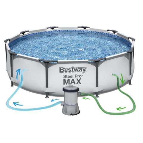 Basen ogrodowy stelażowy 366 x 76 cm 16w1 Bestway 56416 + maszynka do baniek GRATIS Bestway Basen ogrodowy stelażowy 366 x 76 cm 16w1 Bestway 56416 + maszynka do baniek GRATIS Bestway