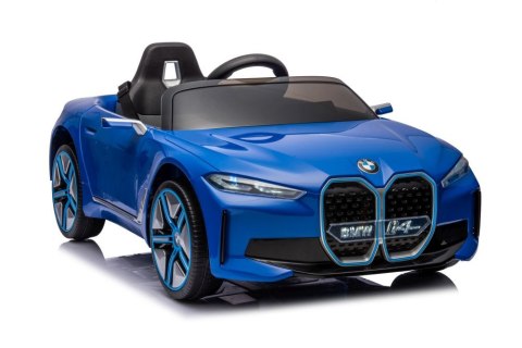 LEAN CARS Auto Na Akumulator BMW I4 Niebieskie 4x4 LEAN CARS Auto Na Akumulator BMW I4 Niebieskie 4x4