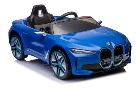 LEAN CARS Auto Na Akumulator BMW I4 Niebieskie 4x4 LEAN CARS Auto Na Akumulator BMW I4 Niebieskie 4x4