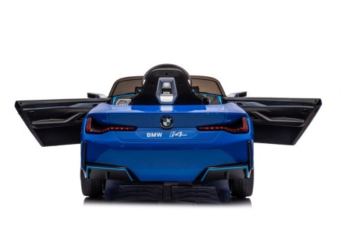 LEAN CARS Auto Na Akumulator BMW I4 Niebieskie 4x4 LEAN CARS Auto Na Akumulator BMW I4 Niebieskie 4x4