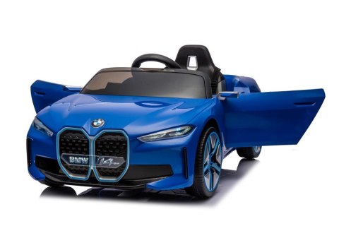 LEAN CARS Auto Na Akumulator BMW I4 Niebieskie 4x4 LEAN CARS Auto Na Akumulator BMW I4 Niebieskie 4x4