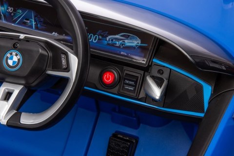 LEAN CARS Auto Na Akumulator BMW I4 Niebieskie 4x4 LEAN CARS Auto Na Akumulator BMW I4 Niebieskie 4x4