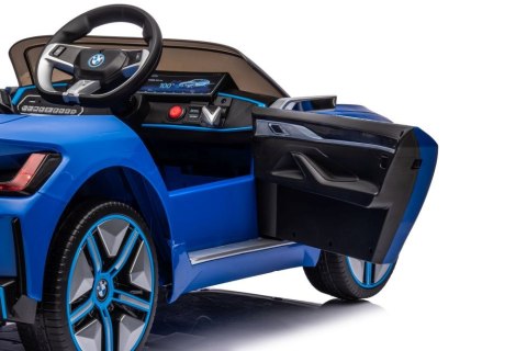 LEAN CARS Auto Na Akumulator BMW I4 Niebieskie 4x4 LEAN CARS Auto Na Akumulator BMW I4 Niebieskie 4x4