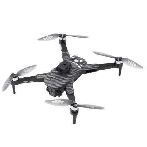 LEAN Toys Dron Y329 Kamera HD WIFI Światła LED Aplikacja Czarny Karbonowy