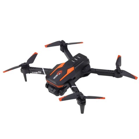 LEAN Toys Dron Zdalnie Sterowany LU800 Kamera Światła LED Pomarańczowy
