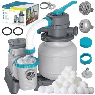 Pompa piaskowa do basenów + kulki filtracyjne 6056 l/h Bestway 58497 Bestway